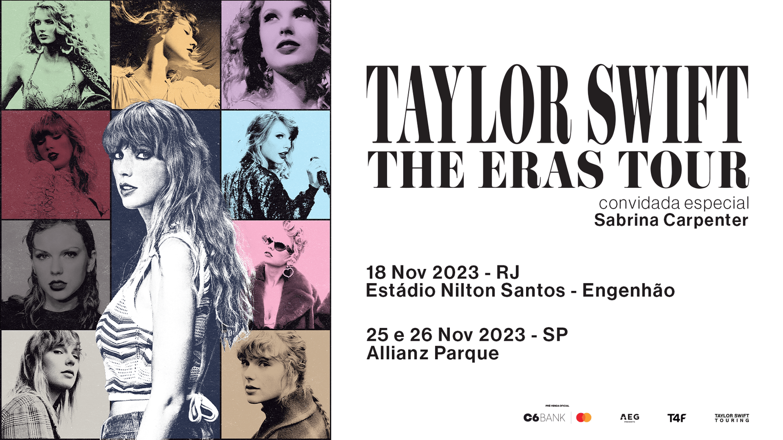 Taylor Swift anuncia datas da 'The Eras Tour' com 3 shows no Brasil