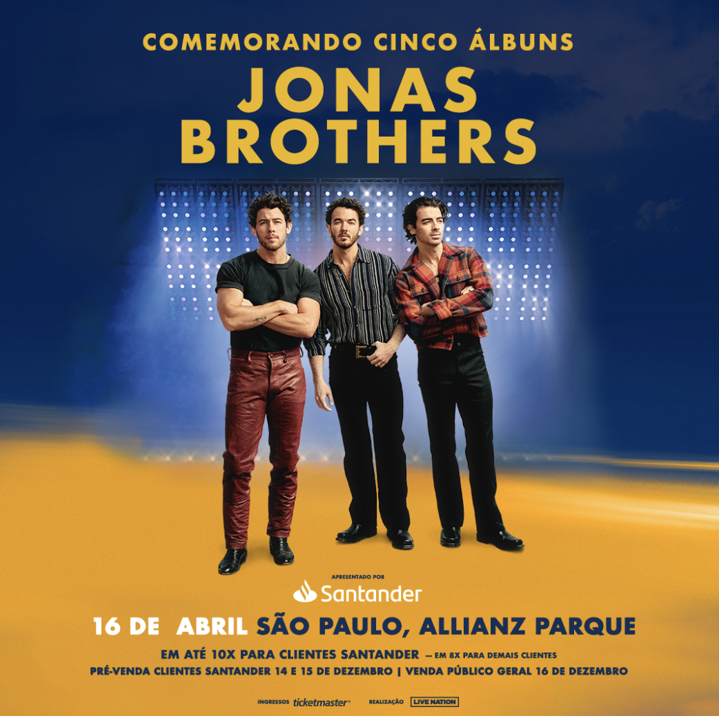 The Tour Jonas Brothers em São Paulo